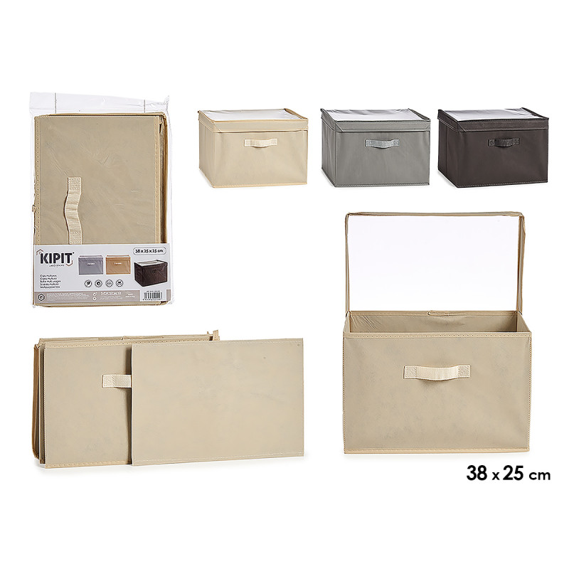 CAIXA DOBRAVEL TNT 38X25X25 SORT 3 COR