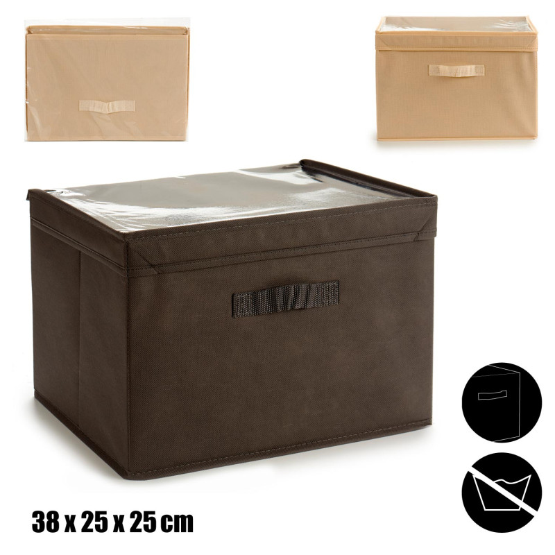CAJA PLEGABLE TNT 38X25X25 CM SURT 3 COL