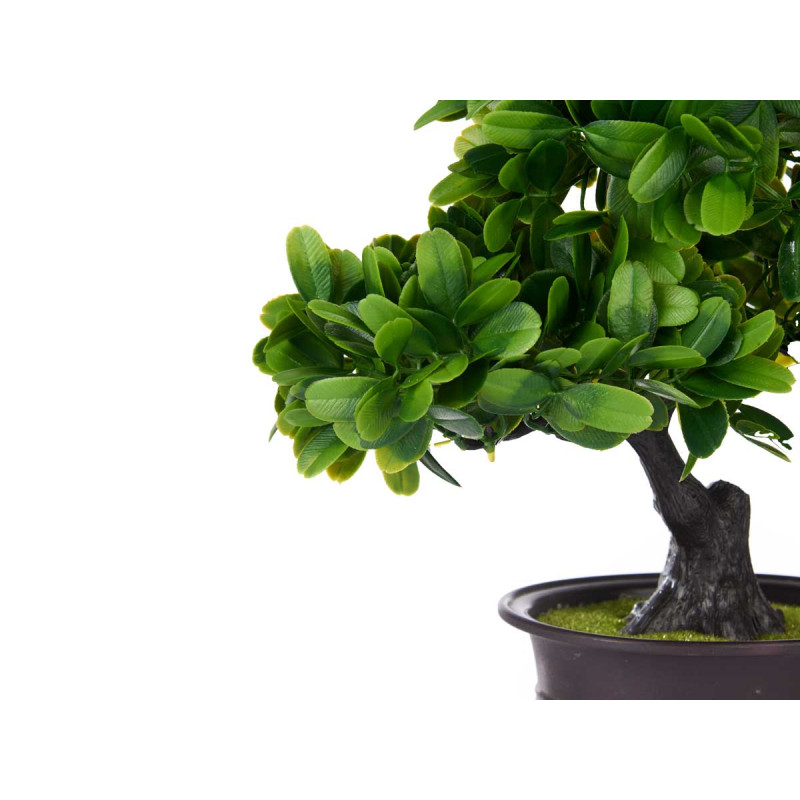 BONSAI PLASTICO FLORES VERDES