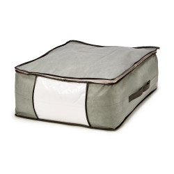 CAJA GUARDA ROPA GRIS 45X45X20CM