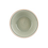 ASSIETTE CREUSE EN GRÈS VERT 21CM
