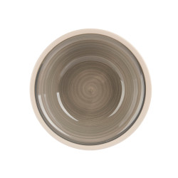 STONEWARE SOUP PLATE GREY 21CM