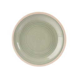 PRATO SOBREMESA GRES VERDE 19CM