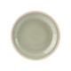PLATO POSTRE GRES VERDE BORDE 19CM