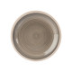 PLATO POSTRE GRES GRIS BORDE 19CM