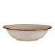PLATO HONDO GRES TIERRA CON BORDE 20,5CM
