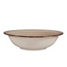 DEEP DISH EARTH COLOUR STONEWARE WITH EDGE 20,5CM