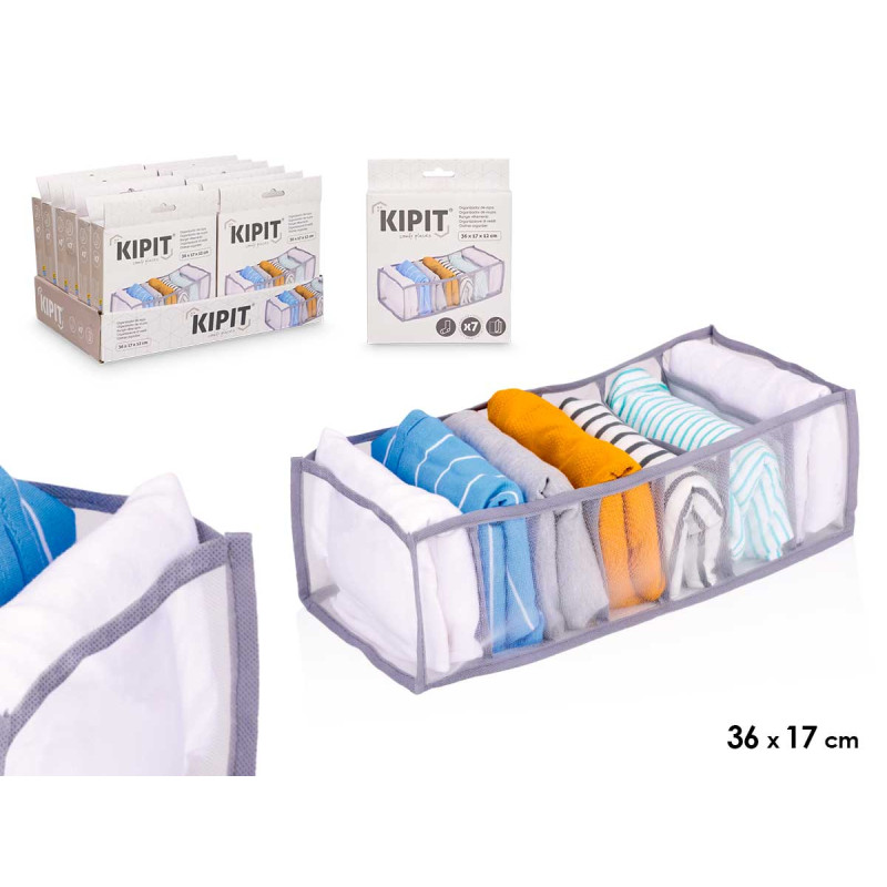 ORGANIZADOR 7 COMPARTIMENTOS ROPA INTERIOR
