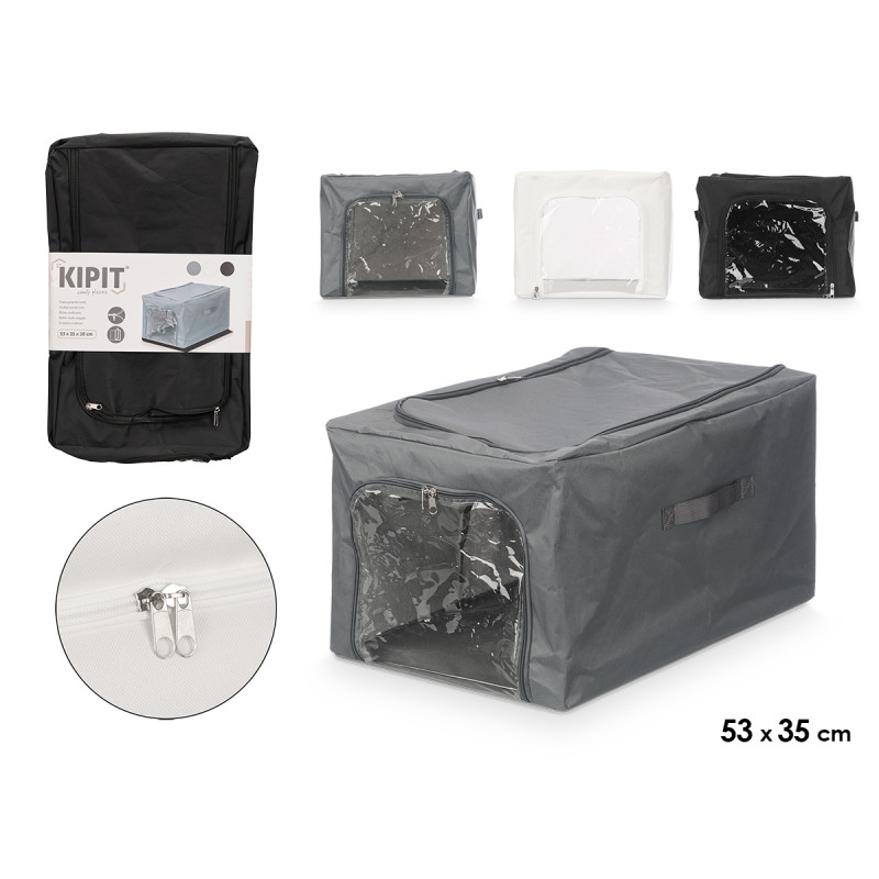 BOITE  ORGANISATION ZIPPÉE SET 3 53X35X28