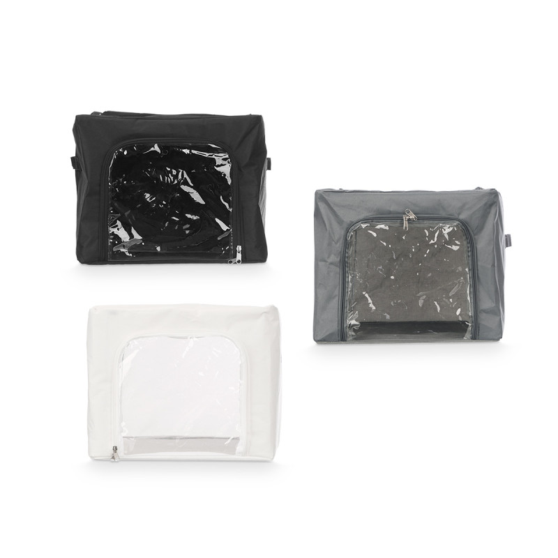 ZIP ORGANISER BOX ASSORTED 3 53X35X28CM