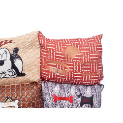 LIT POUR ANIMAUX RECTANGULAIRE ASSORT 2 C 55X45CM