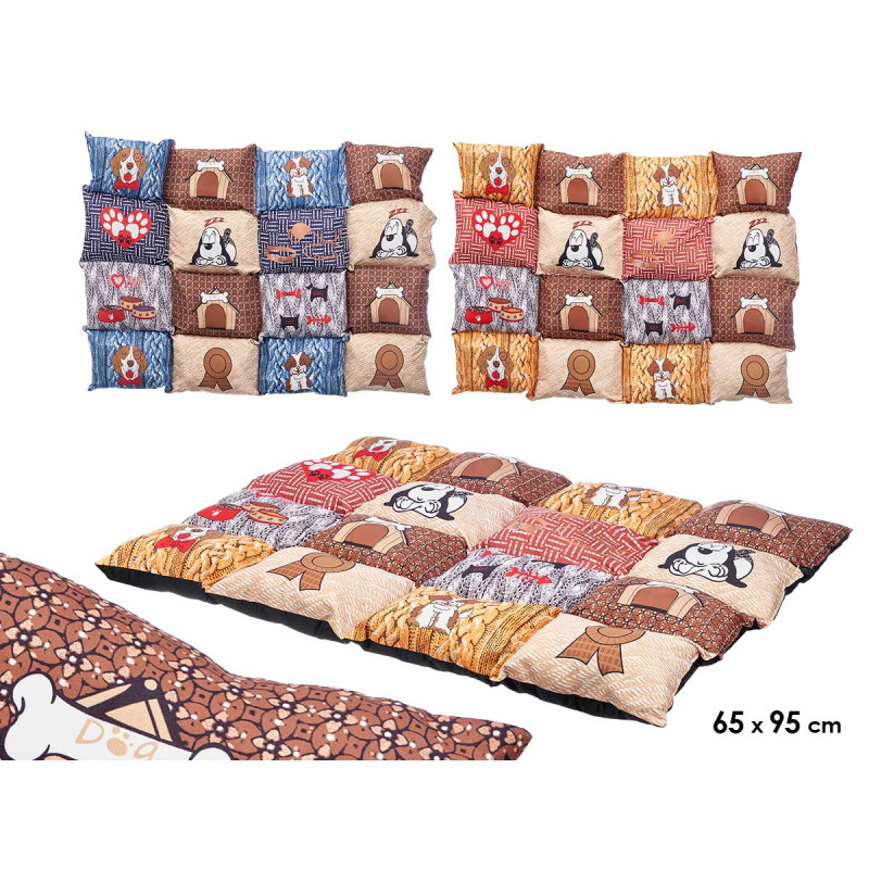 LETTINO ANIMALE RETTANGOLARE ASS 2 COL 65X95CM