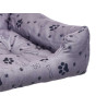 RECTANGULAR PET BED ASSORTED 2 COLOURS 60X50CM