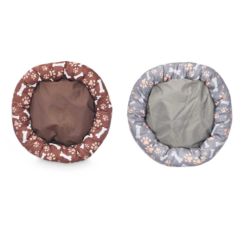 LETTO ANIMALE ROTONDO OSSO IMPRONTE ASS 2 COL 60CM