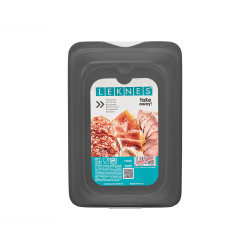 TALL PLASTIC LUNCH BOX ASSORTED 2 COLOURS