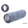 TUNEL PARA GATOS CINZA 90 CM