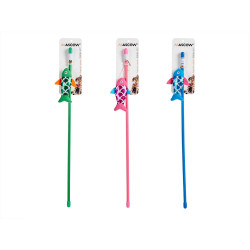 BRINQUEDO PARA GATO COM PEIXE SORT 3 CORES 