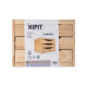WOOD SHELVING UNIT WITH 5 SHELVES