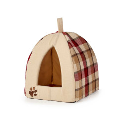 LIT CHAT ANIMAL DE COMPAGNIE TOILE CARRES SET 2 