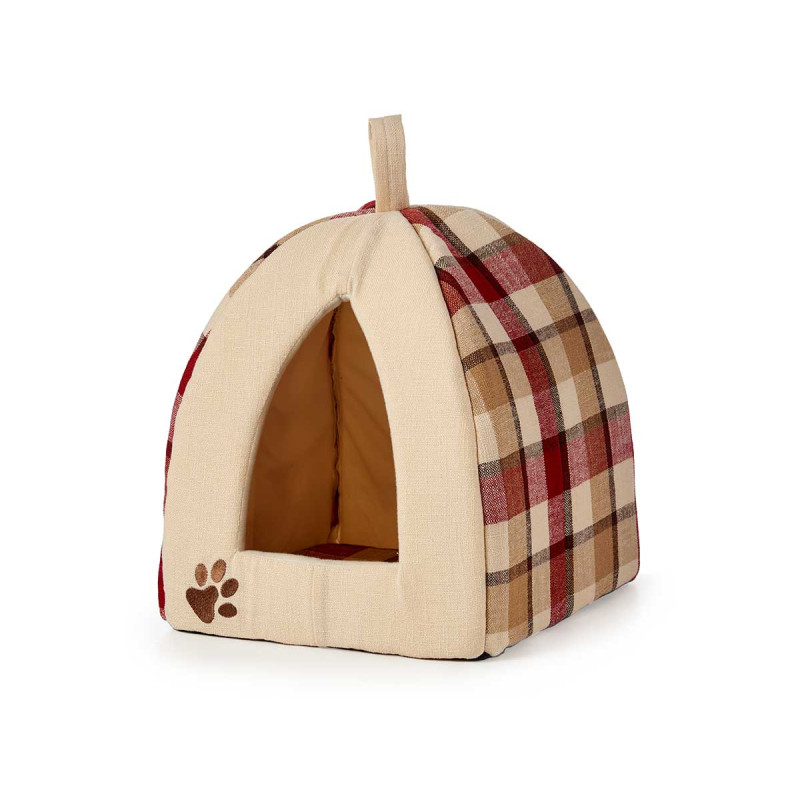 LIT CHAT ANIMAL DE COMPAGNIE TOILE CARRES SET 2 