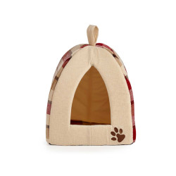 LIT CHAT ANIMAL DE COMPAGNIE TOILE CARRES SET 2 