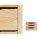WOOD SHELVING UNIT WITH 5 SHELVES