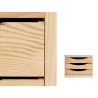 WOOD SHELVING UNIT WITH 5 SHELVES