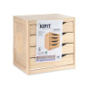 MEUBLE A TIROIRS BOIS 4 TIROIRS