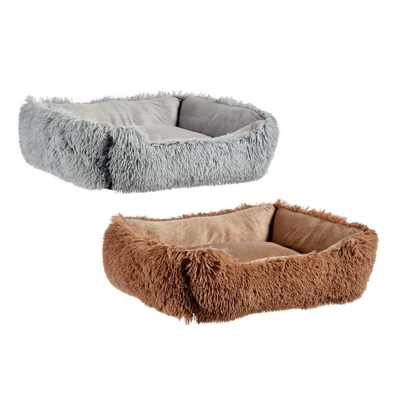 SET 2 PADDED SOFT PET BED 60X50 