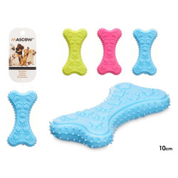 BRINQUEDO P CAO SILICONE 10CM SORT 3 GRD