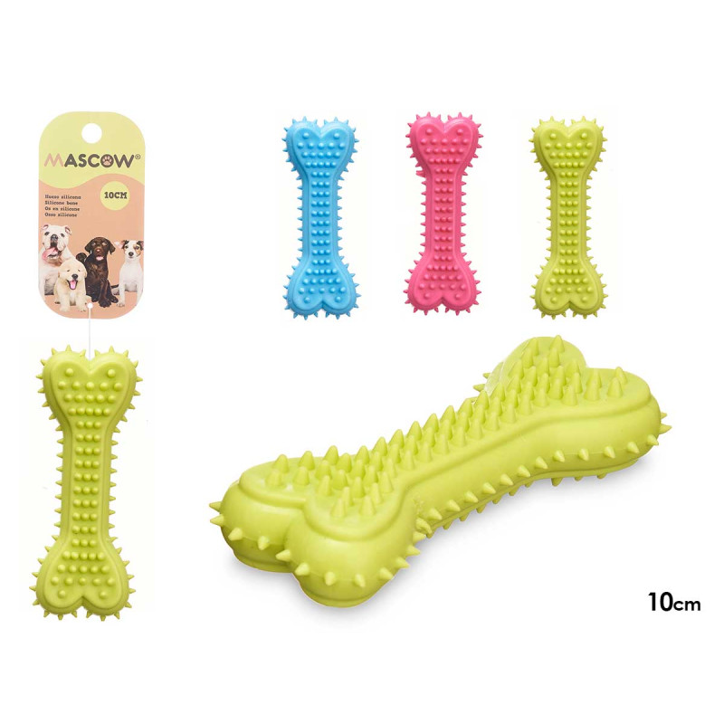 SILICONE BONE 10CM ASSORT 3 SMALL
