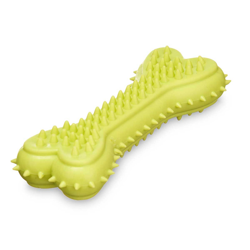 BRINQUEDO P CAO SILICONE 10CM SORT 3 PEQ