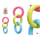 3 ANNEAUX SILICONE 8CM ASSORT 3