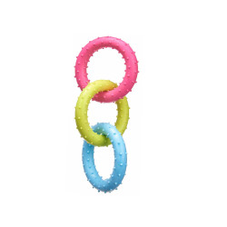 3 ANNEAUX SILICONE 8CM ASSORT 3