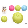 BOLA SILICONE PATA 5,5CM SORT 3