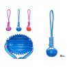 PELOTA SILICONA CON CUERDA 35CM SURT 3