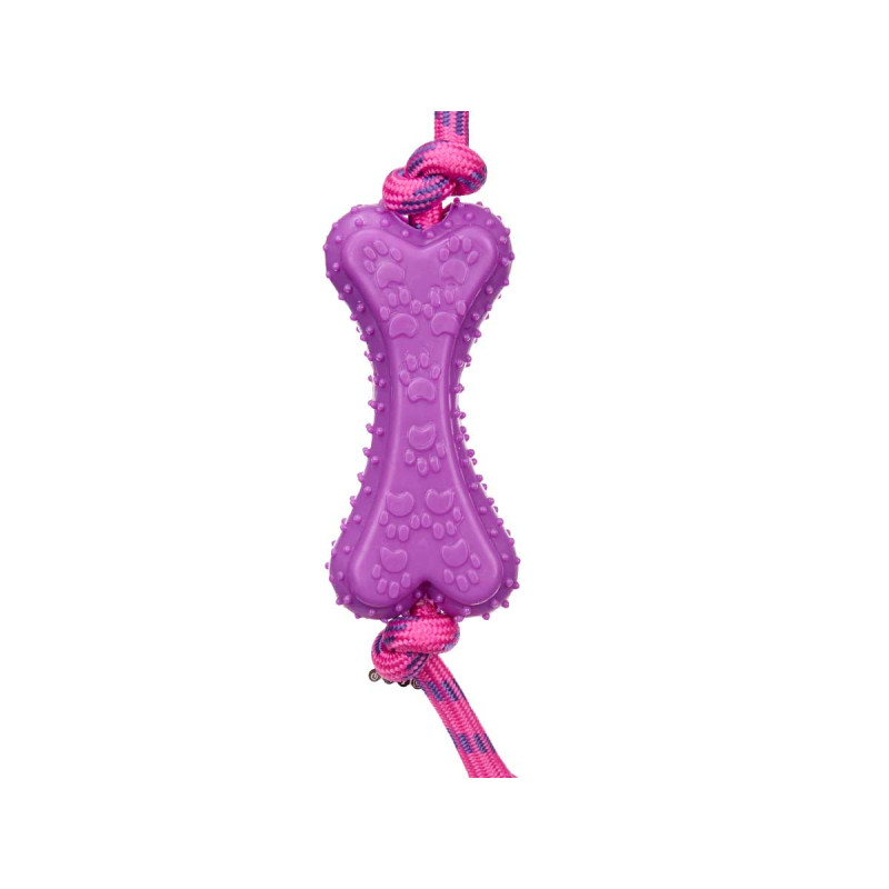 HUESO SILICONA CON CUERDA 35CM SURT 3