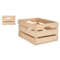 SCATOLA DI LEGNO APERTA 36 X 26 CM