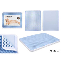 ZERBINO CASSETTA DOPPIO STRATO BLU 45 X 60 CM