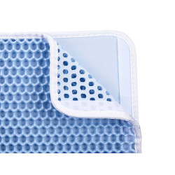 ZERBINO CASSETTA DOPPIO STRATO BLU 45 X 60 CM