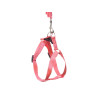 PET LEASH 1,2 M W/HARNESS REFLECT SMALL ASSORT 3