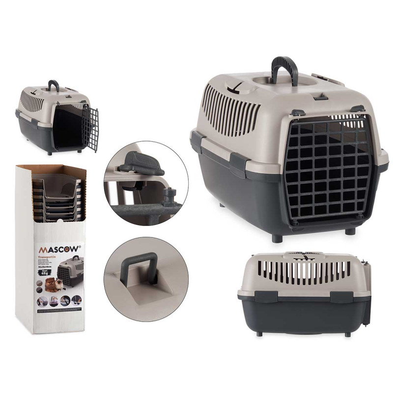 TRANSPORTIN PLASTICO ANTRACITA