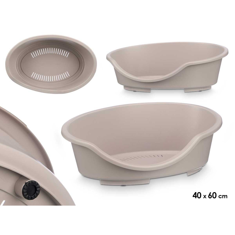 LETTO CANE GRIGIO 60X40CM