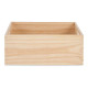 46 X 31 CM REINFORCED OPEN WOOD BOX