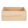 46 X 31 CM REINFORCED OPEN WOOD BOX