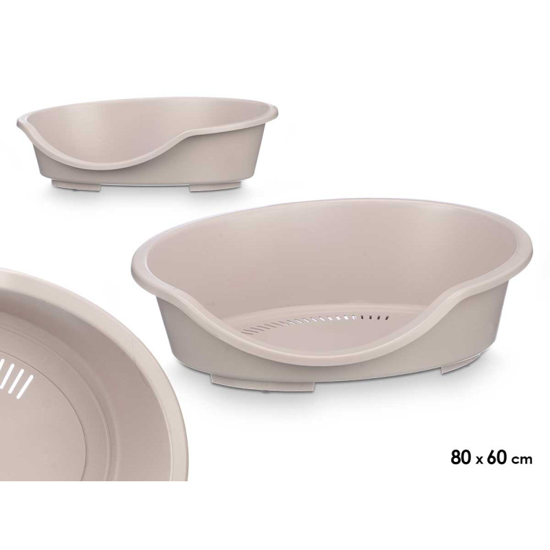 CAMA MASCOTA GRIS 80X60CM