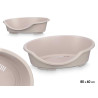 PET BED GREY 80X60CM