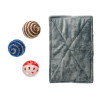 SET TAPIS POUR ANIMAUX 3 BOULES