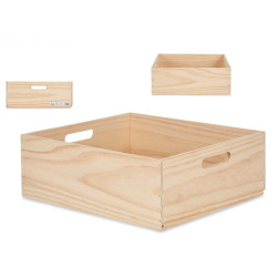 SCATOLA DI LEGNO CHIUSA 40 X 35 CM
