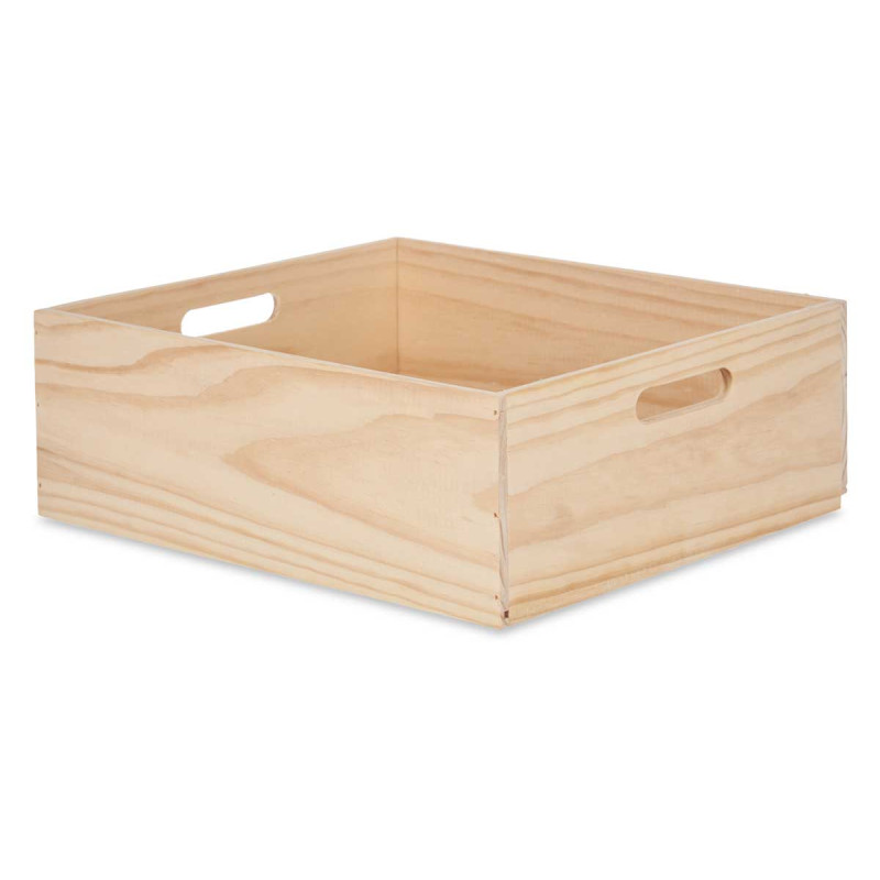 SCATOLA DI LEGNO CHIUSA 40 X 35 CM